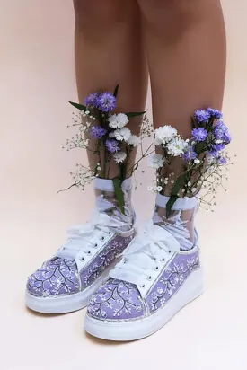 Lavender Blossom Sneakers