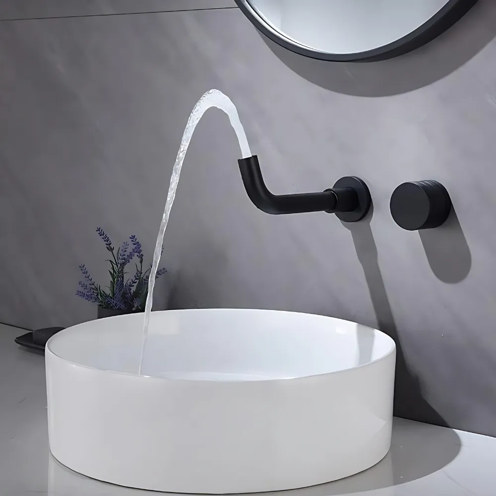 LUMINASTREAM / Wall-Mounted Bathroom Faucet