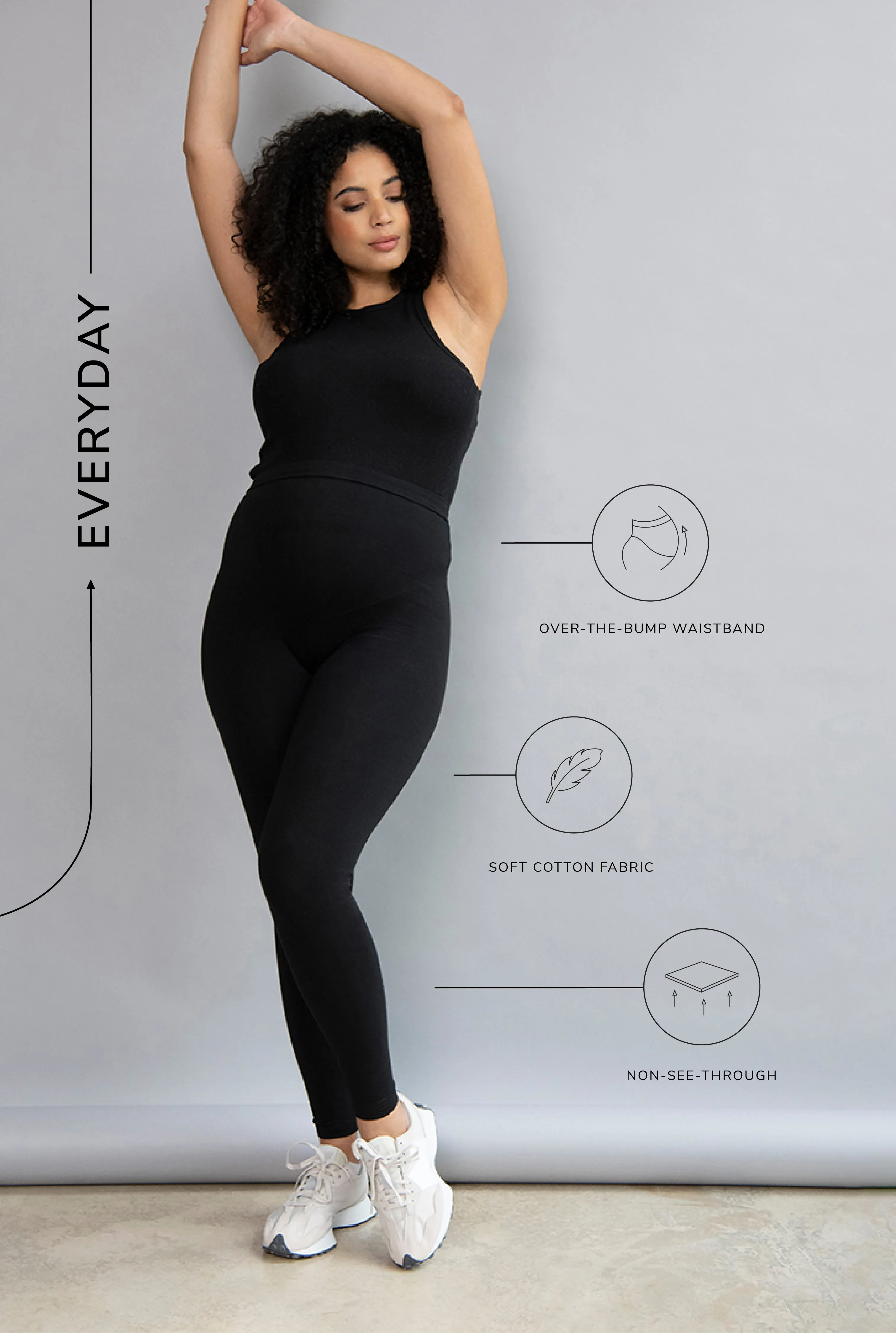 Maternity Everyday Leggings - Black