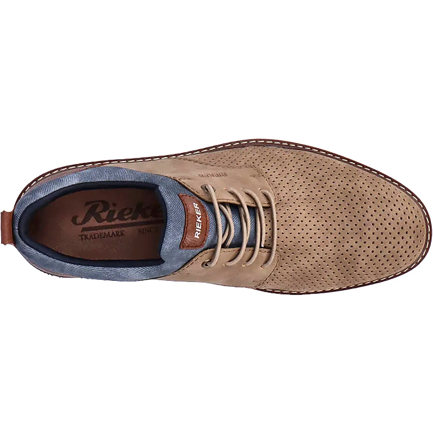 Men's Rieker 14450-64 Dustin 50 Beige Synthetic