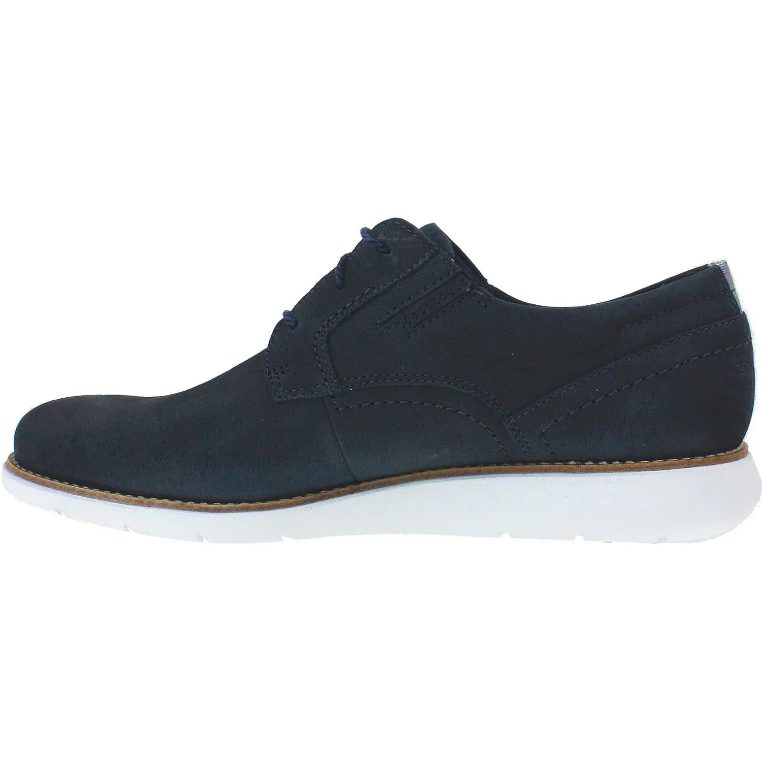 Men's Rockport Total Motion Sport Dress Plain Toe New Dress Blues Nubuck New Dress Blues Nubuck