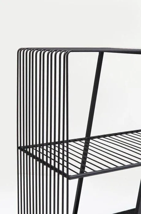 Mesh Black Metal Console