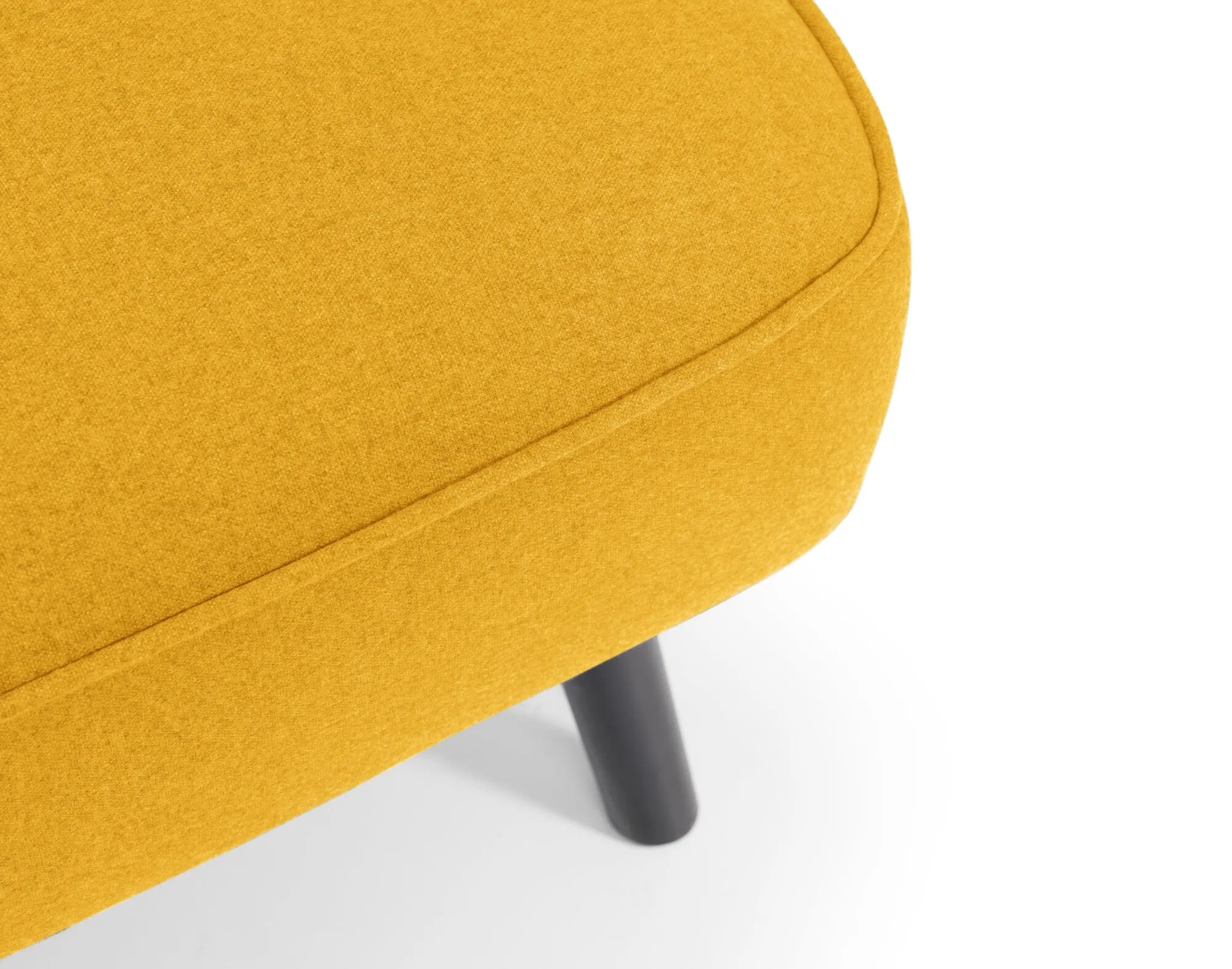 Miro Curved Back Sofabed - Mustard