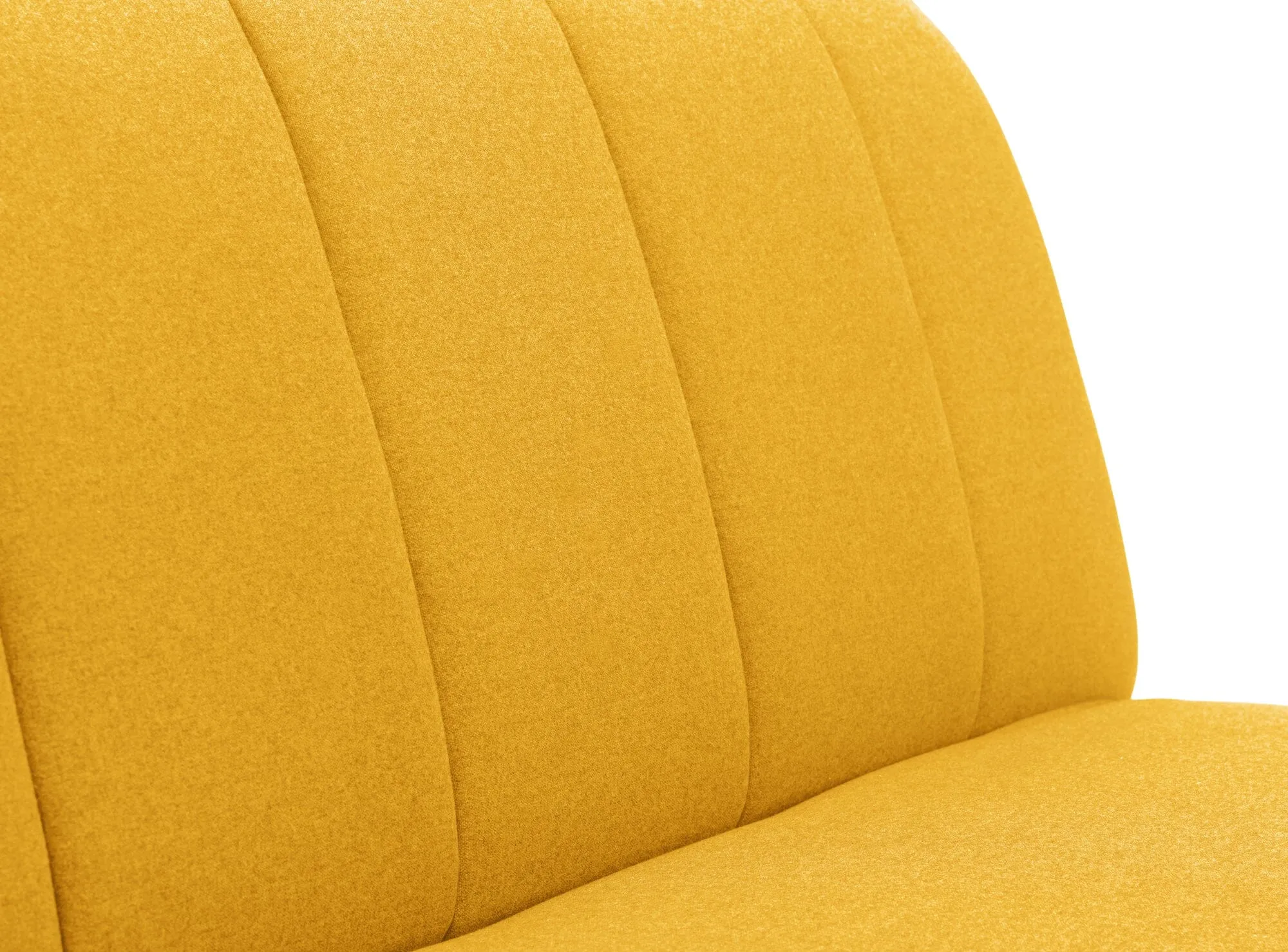 Miro Curved Back Sofabed - Mustard