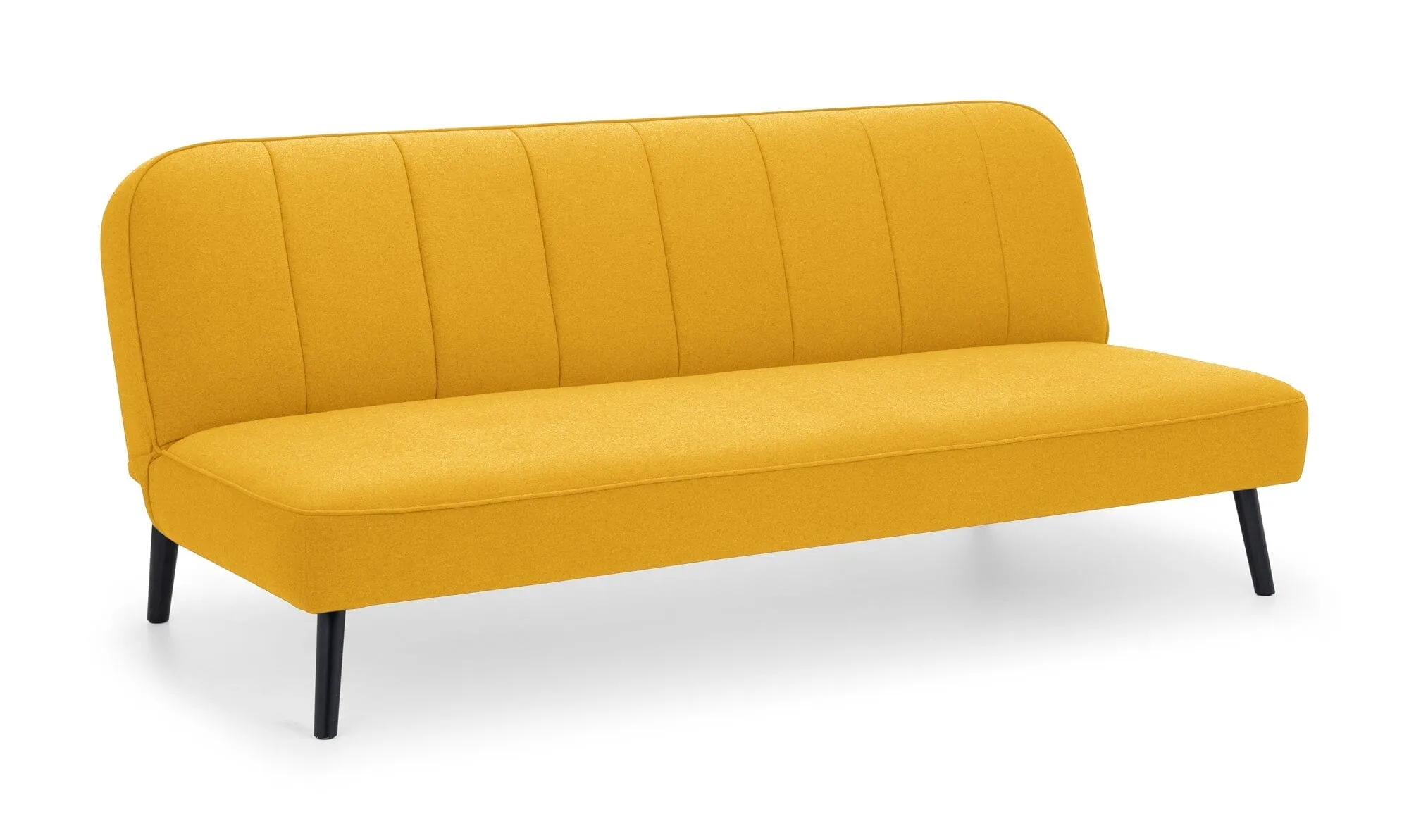 Miro Curved Back Sofabed - Mustard