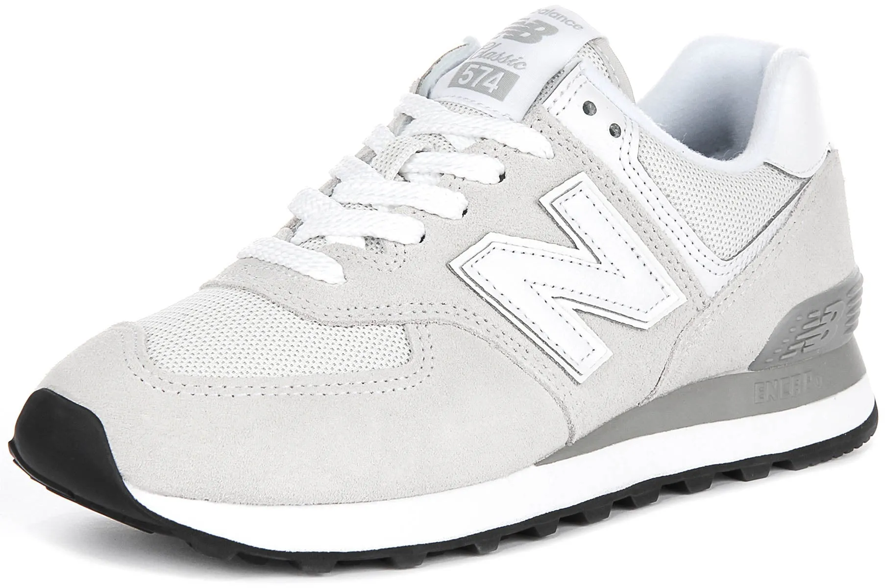 New Balance WL574 EVW In Grey White For Women