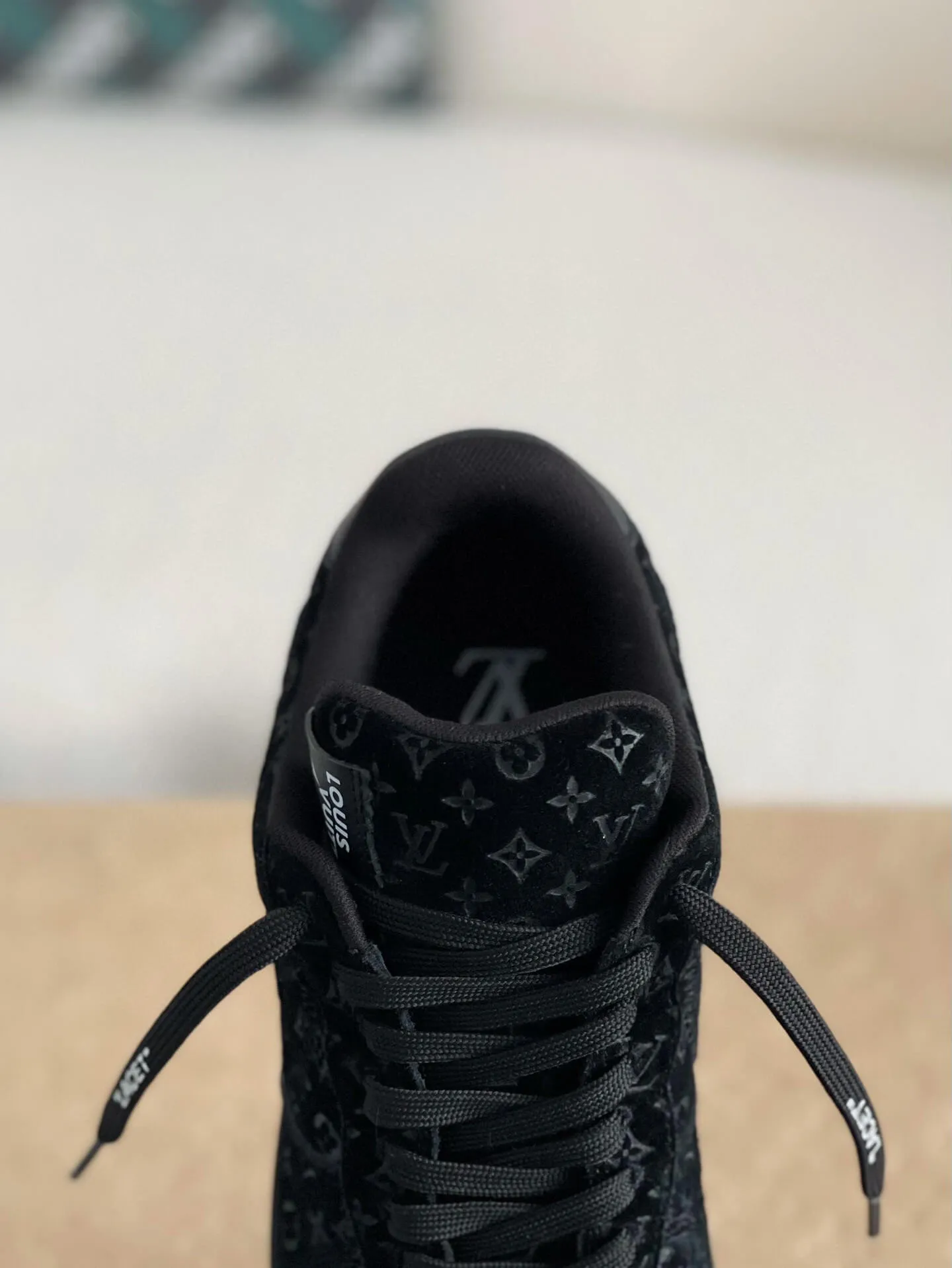 Nike x Louis Vuitton LV Air Force 1 Black Monogram Sneakers