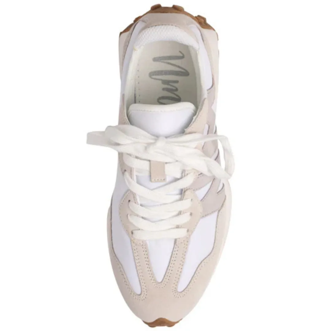 Online Exclusive | Lace Up Running Sneakers in White