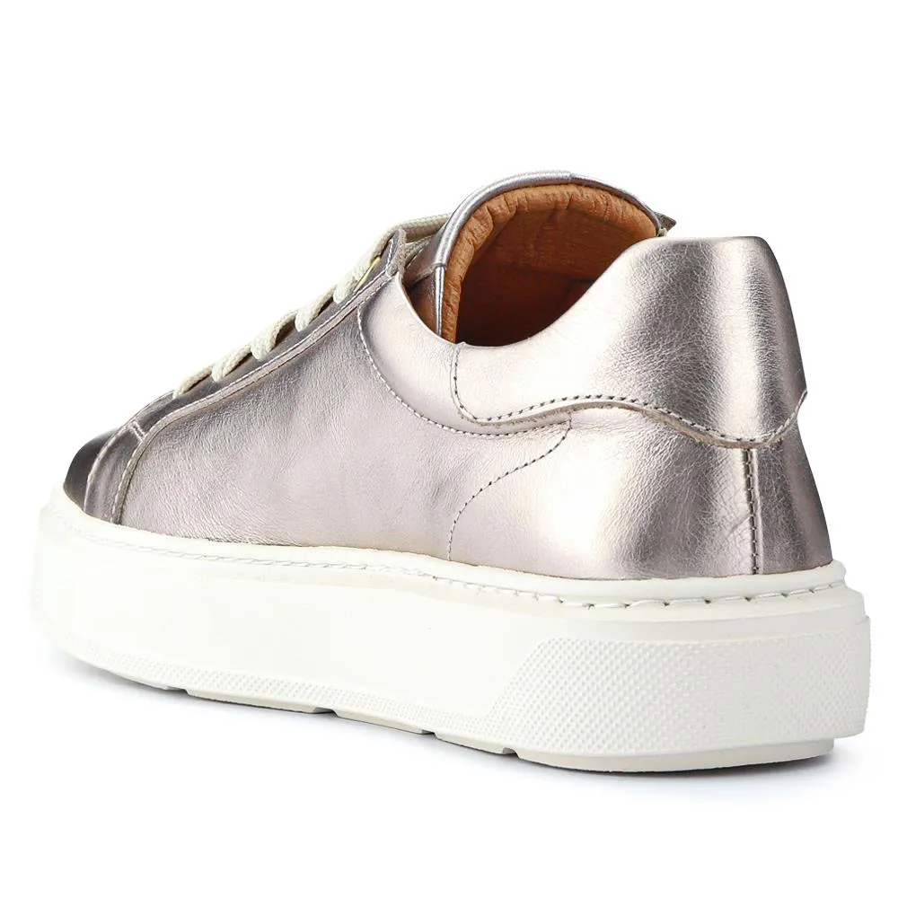 Paulina Chunky Leather Trainers - PAULINA / 326 970