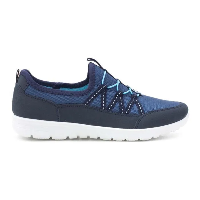 Podium Unisex Navy Lightweight Casual Trainers