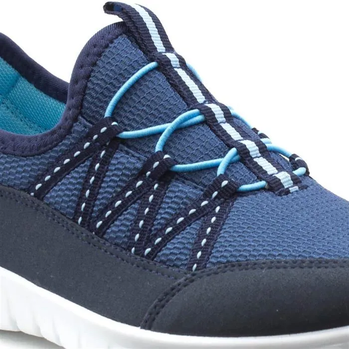 Podium Unisex Navy Lightweight Casual Trainers