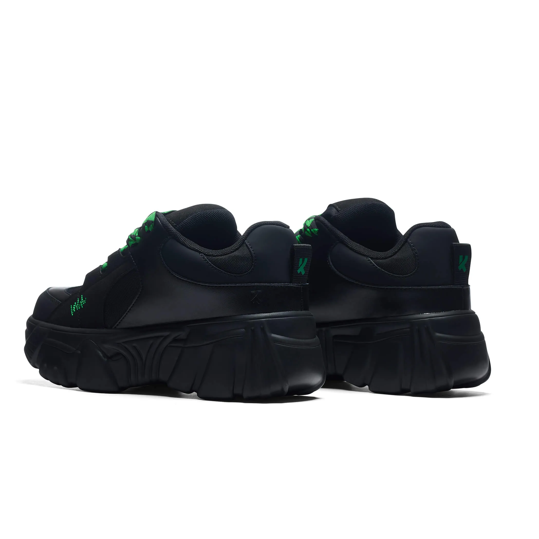 Ricta Flip Chunky Trainers - Green Lace