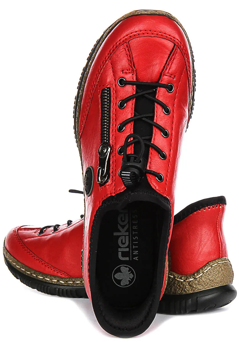 Rieker N3267-33 In Red For Women