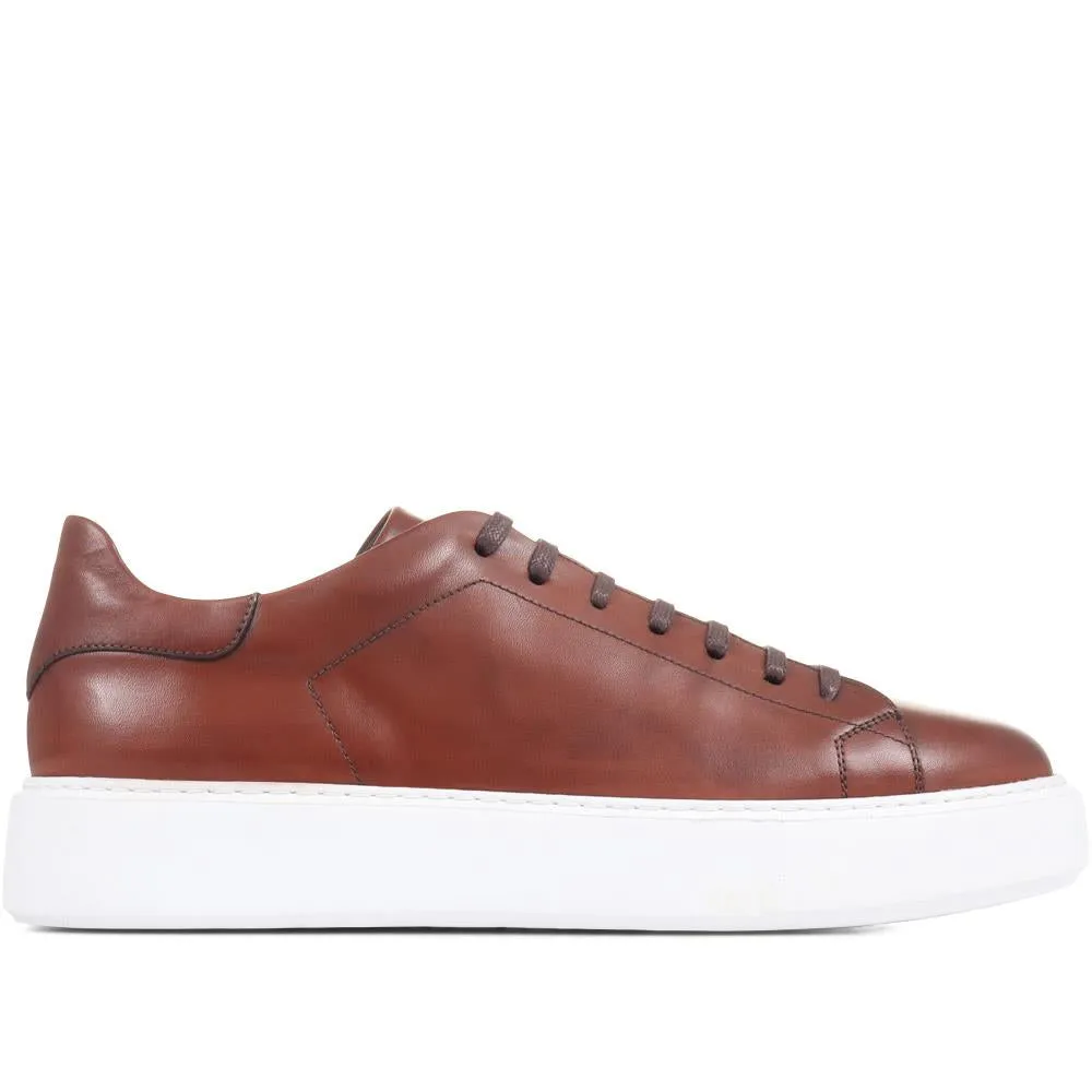 Sedbergh Smart Leather Trainers - SEDBERGH / 322 931