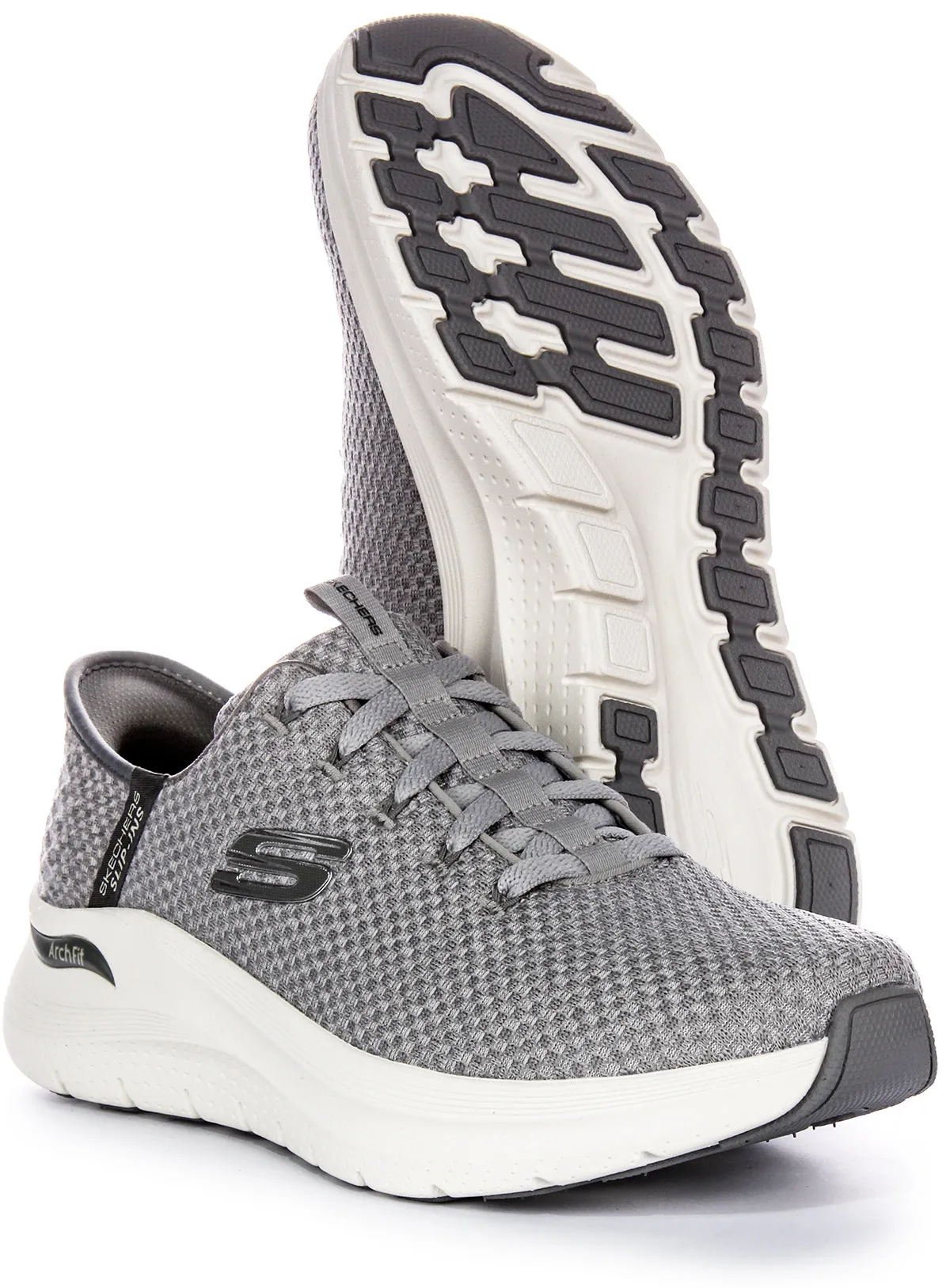 Skechers Arch Fit 2.0 Slip Ins In Grey For Men