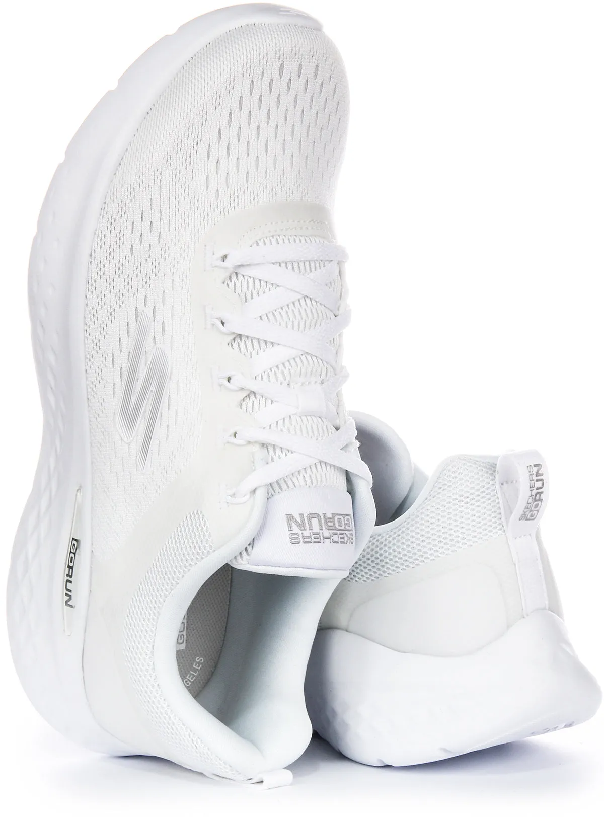 Skechers Go Run Lite In White For Women