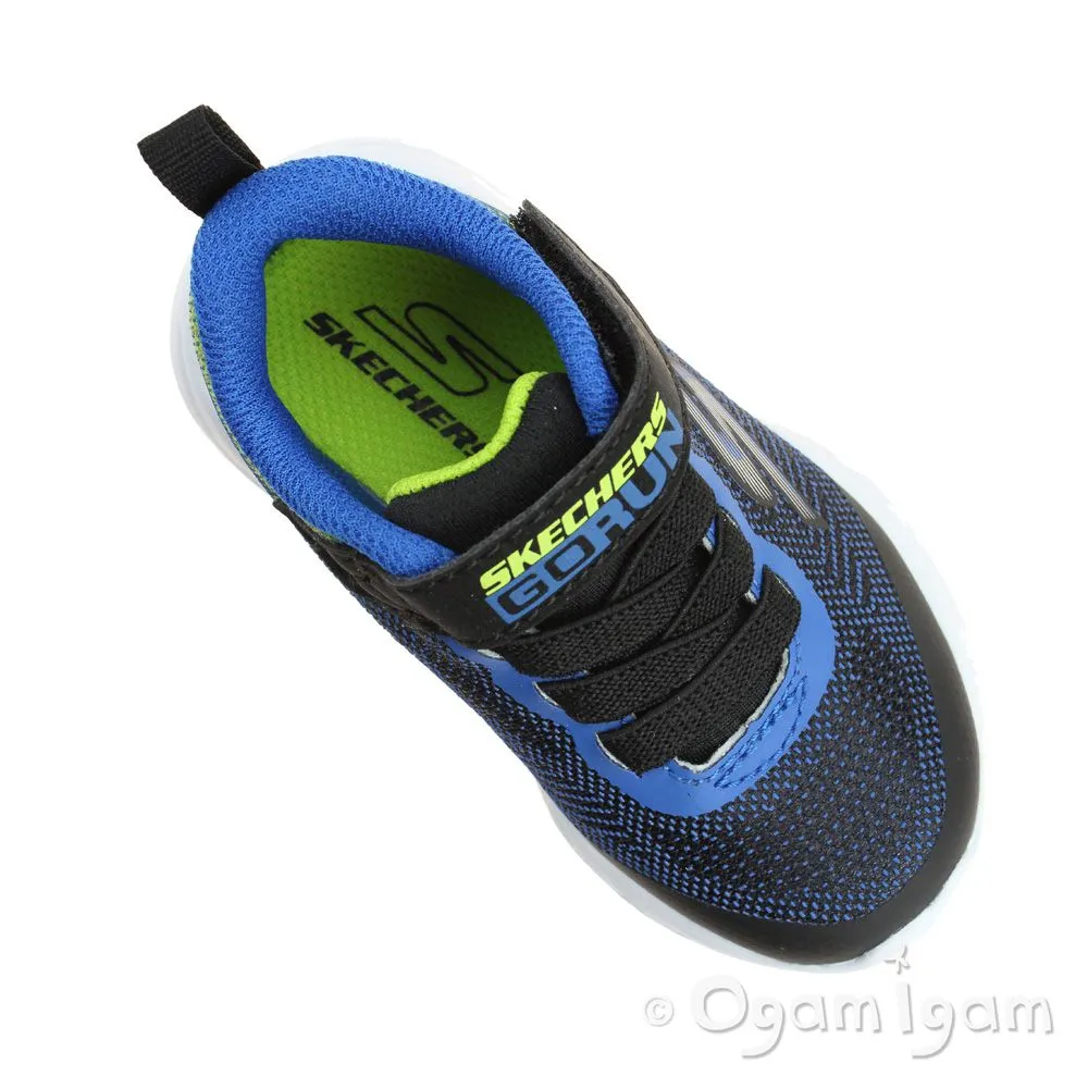 Skechers GoRun 600 Farrox Infant Boys Black-Lime Trainer