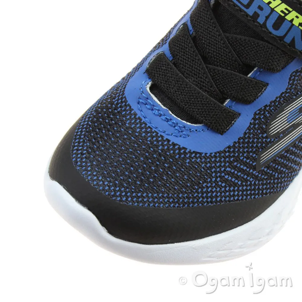 Skechers GoRun 600 Farrox Infant Boys Black-Lime Trainer