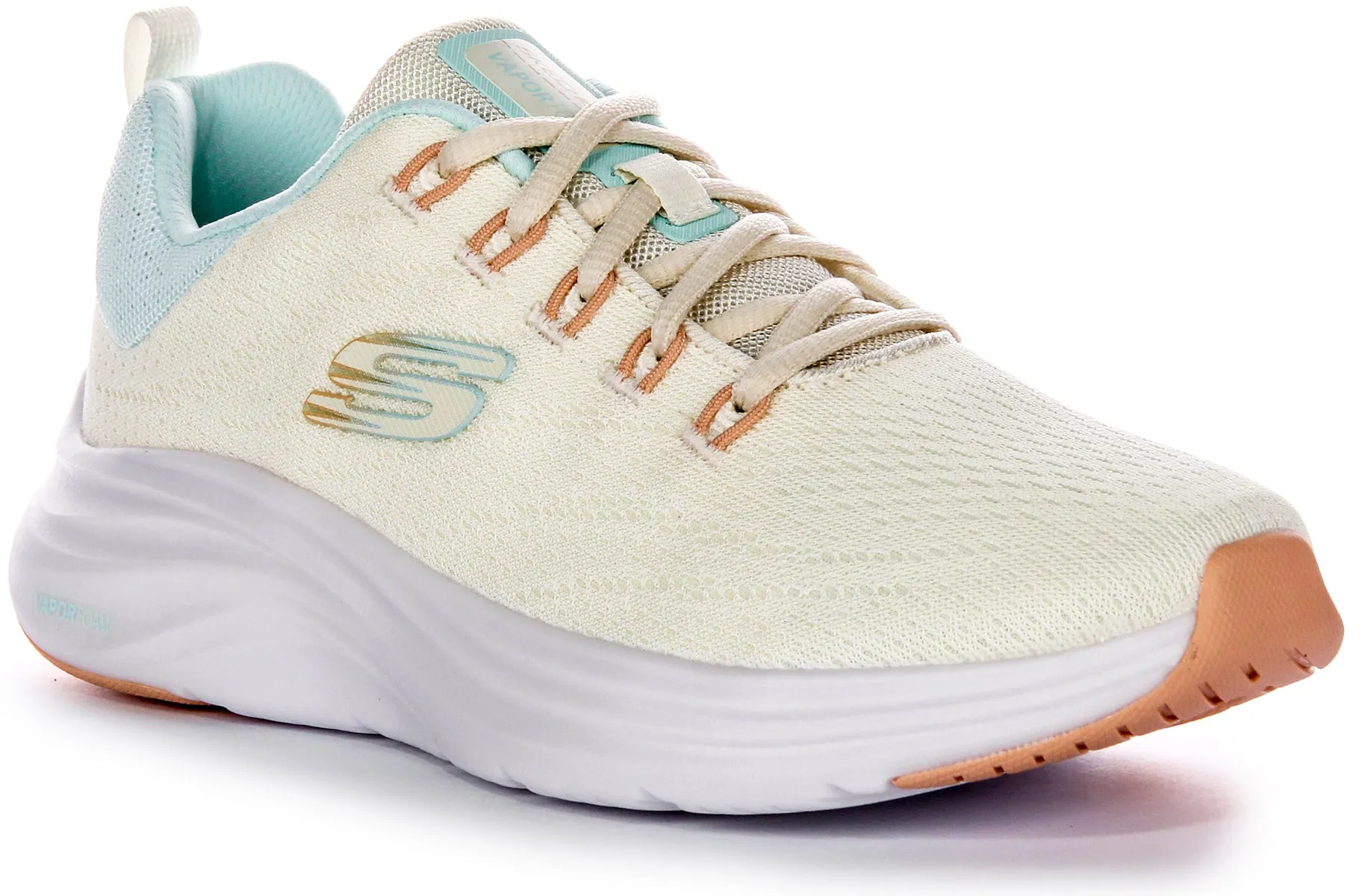 Skechers Vapor Foam Trainers In Beige For Women