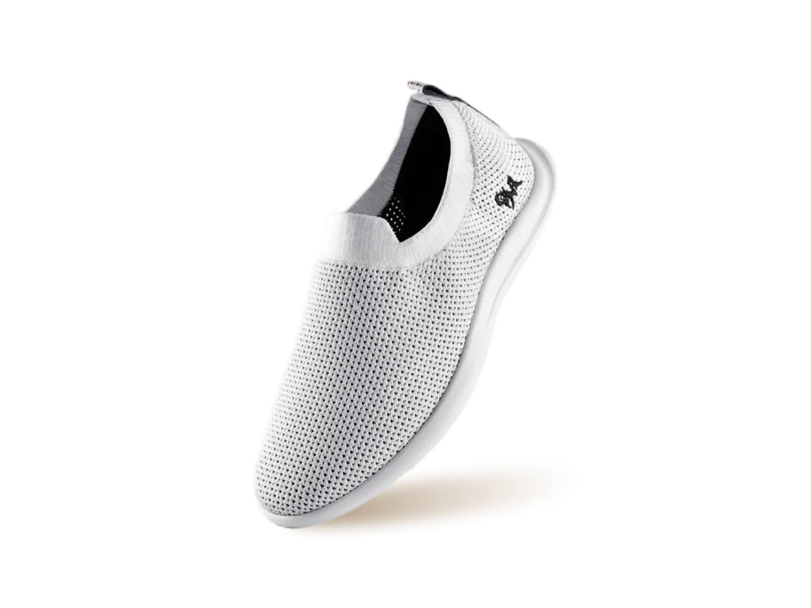 Spotlight Slip Ons : Brilliant White