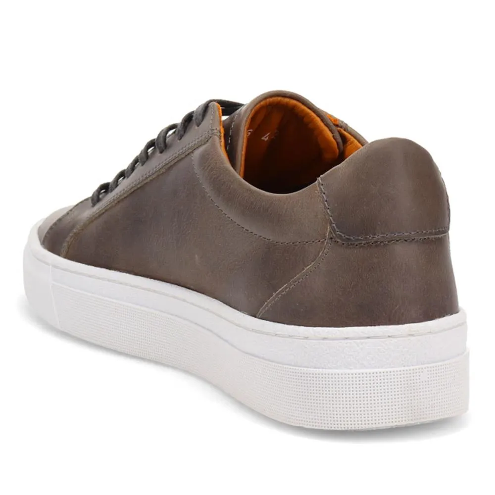 Troon Leather Trainers  - TROON / 326 324