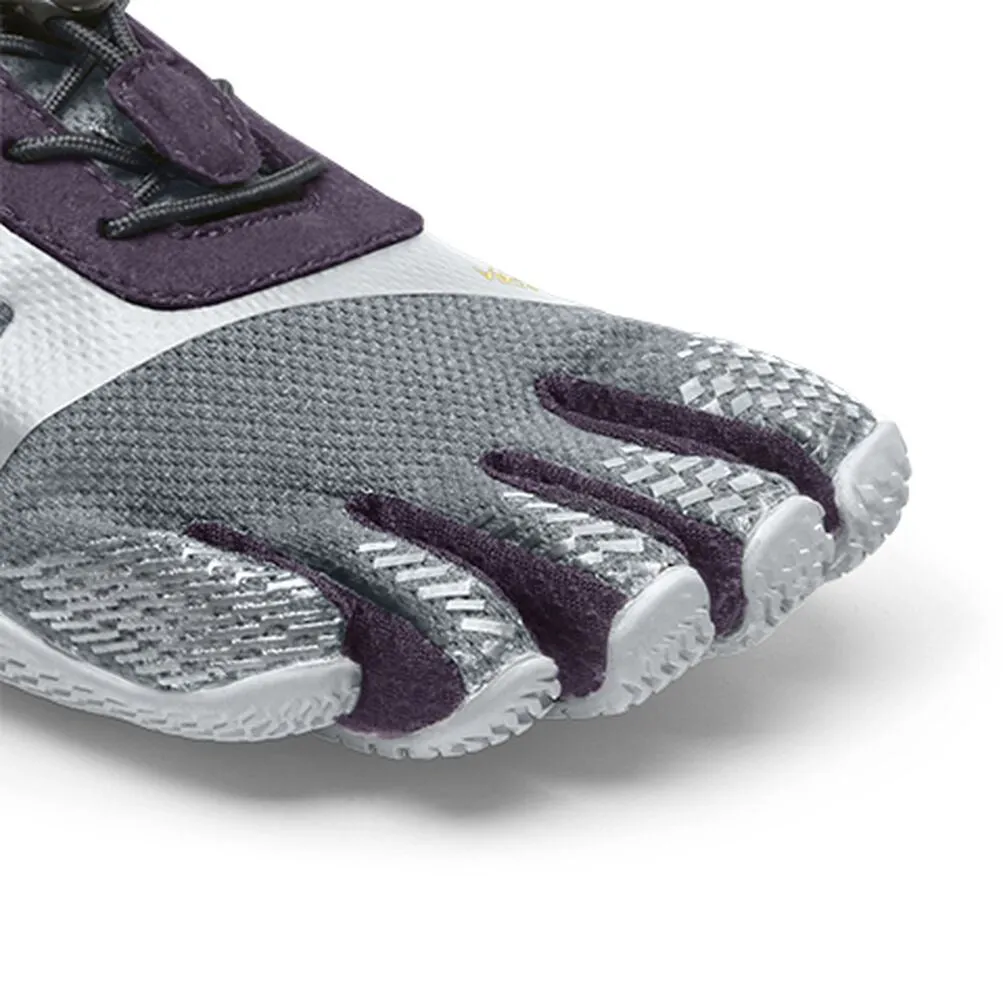 Vibram KSO EVO Womens Five Fingers Barefoot Run Workout Trainers - Grey/Purple