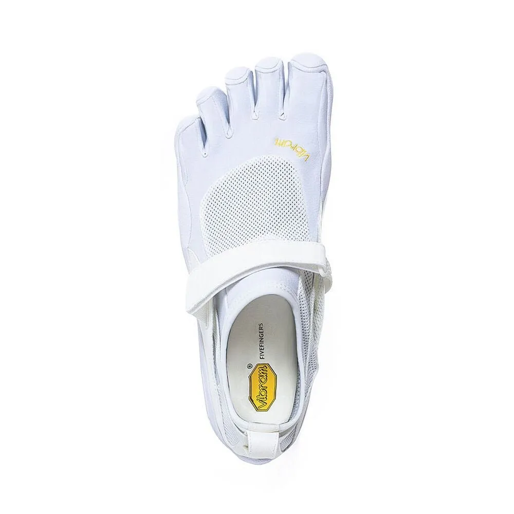 Vibram KSO Vintage Mens Waterproof Trainers Five Finger Gym Footwear - White