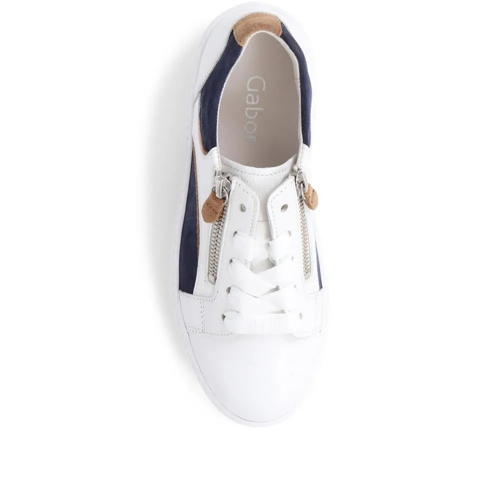 Wemo Lace-Up Leather Trainers - GAB37517 / 323 536