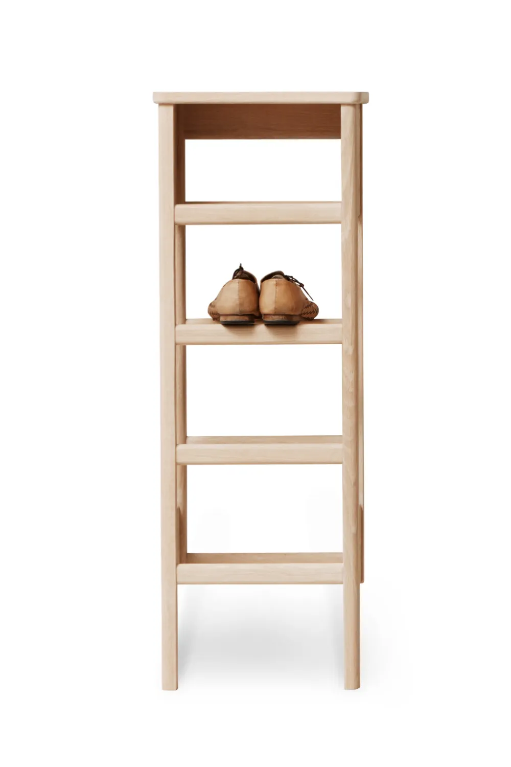 White Oak Shoe Rack S | Form & Refine A Line