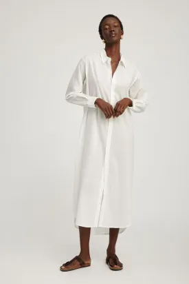 White Voile Tunic Maxi Dress