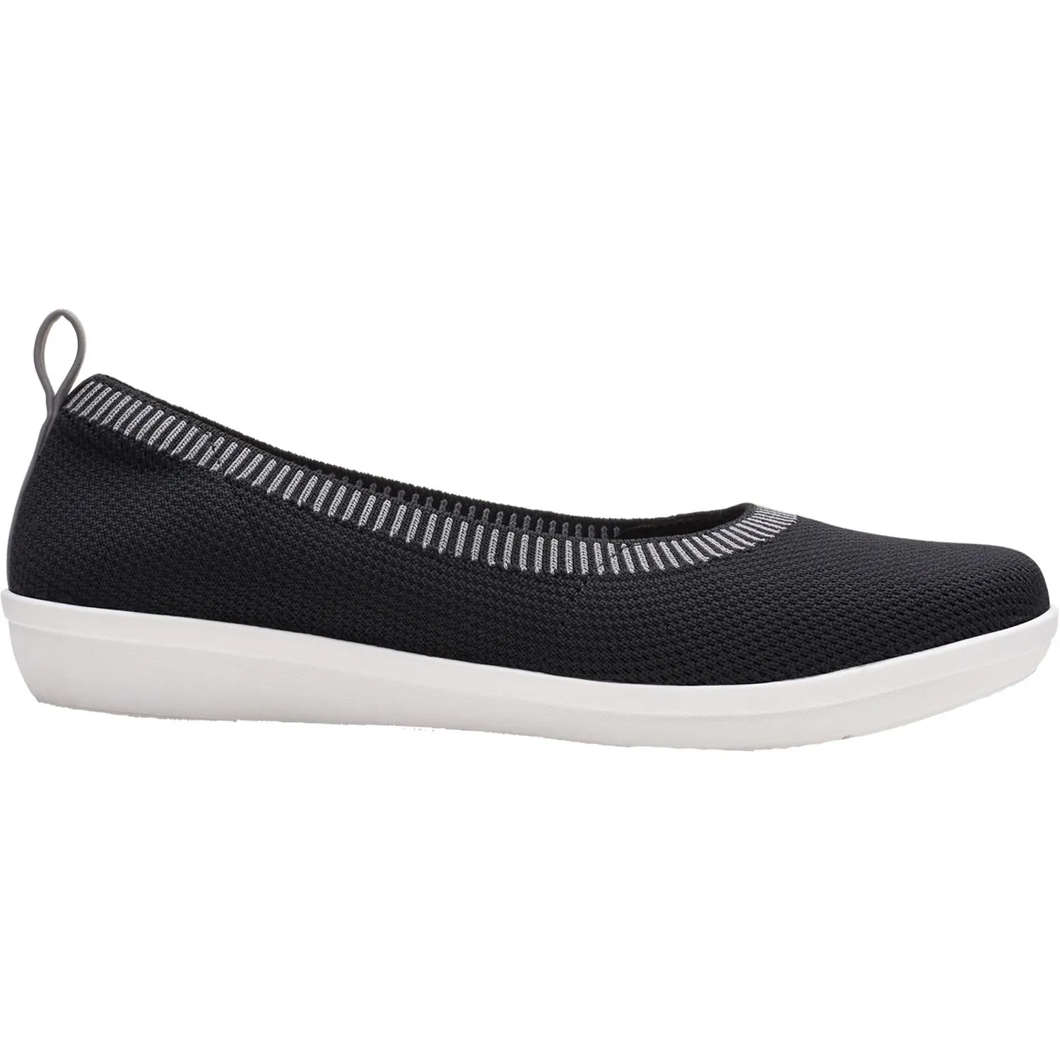 Women's Clarks Cloudsteppers Ayla Paige Black Knit Textile