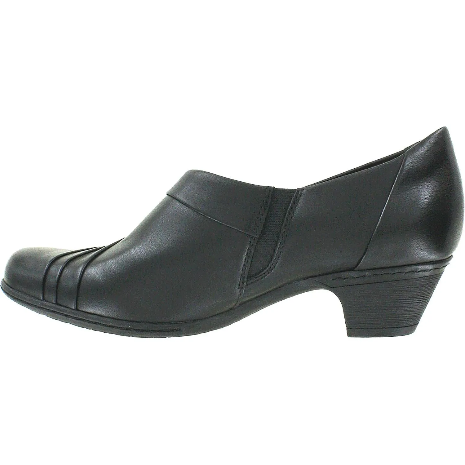 Women's Rockport Cobb Hill Abbott Slip-On Black Leather