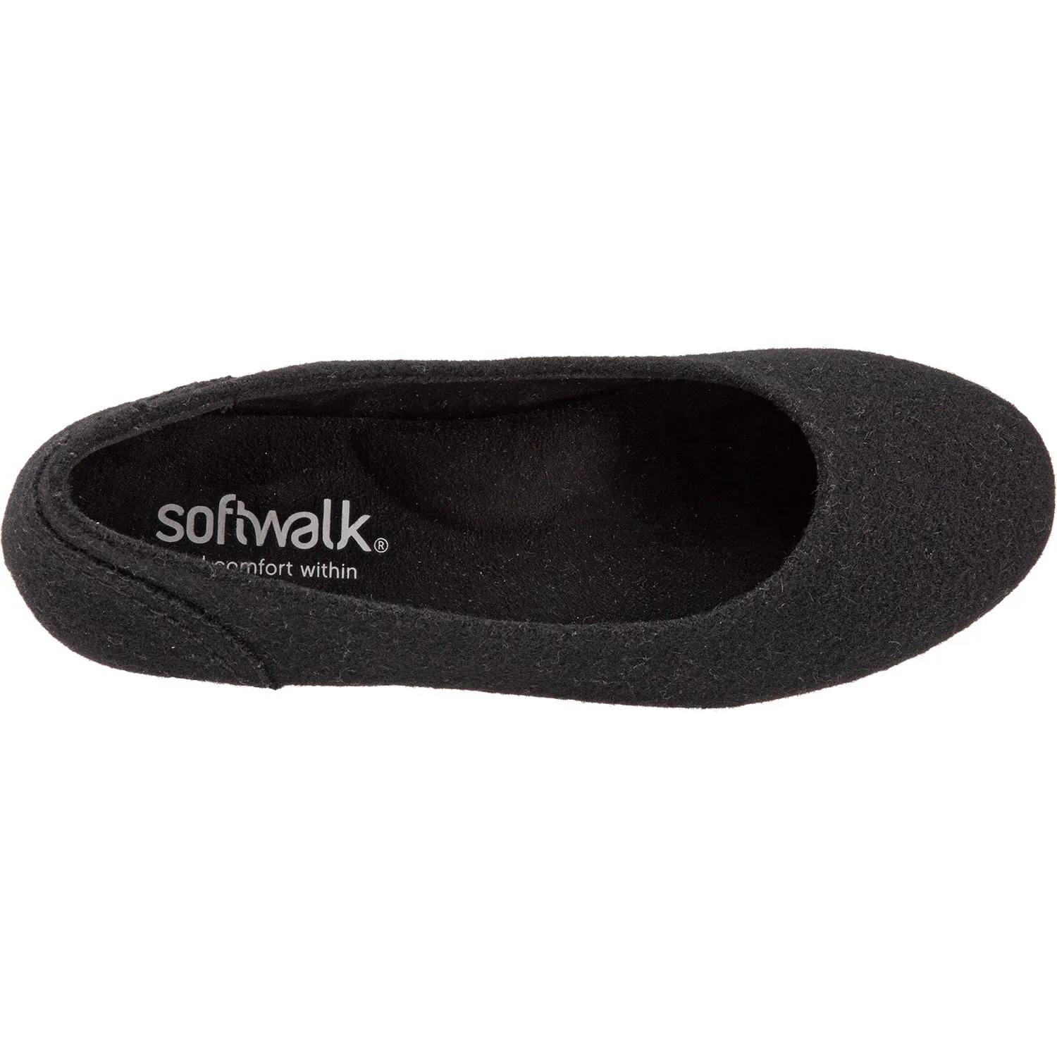 Women's SoftWalk Shiraz Black Felt