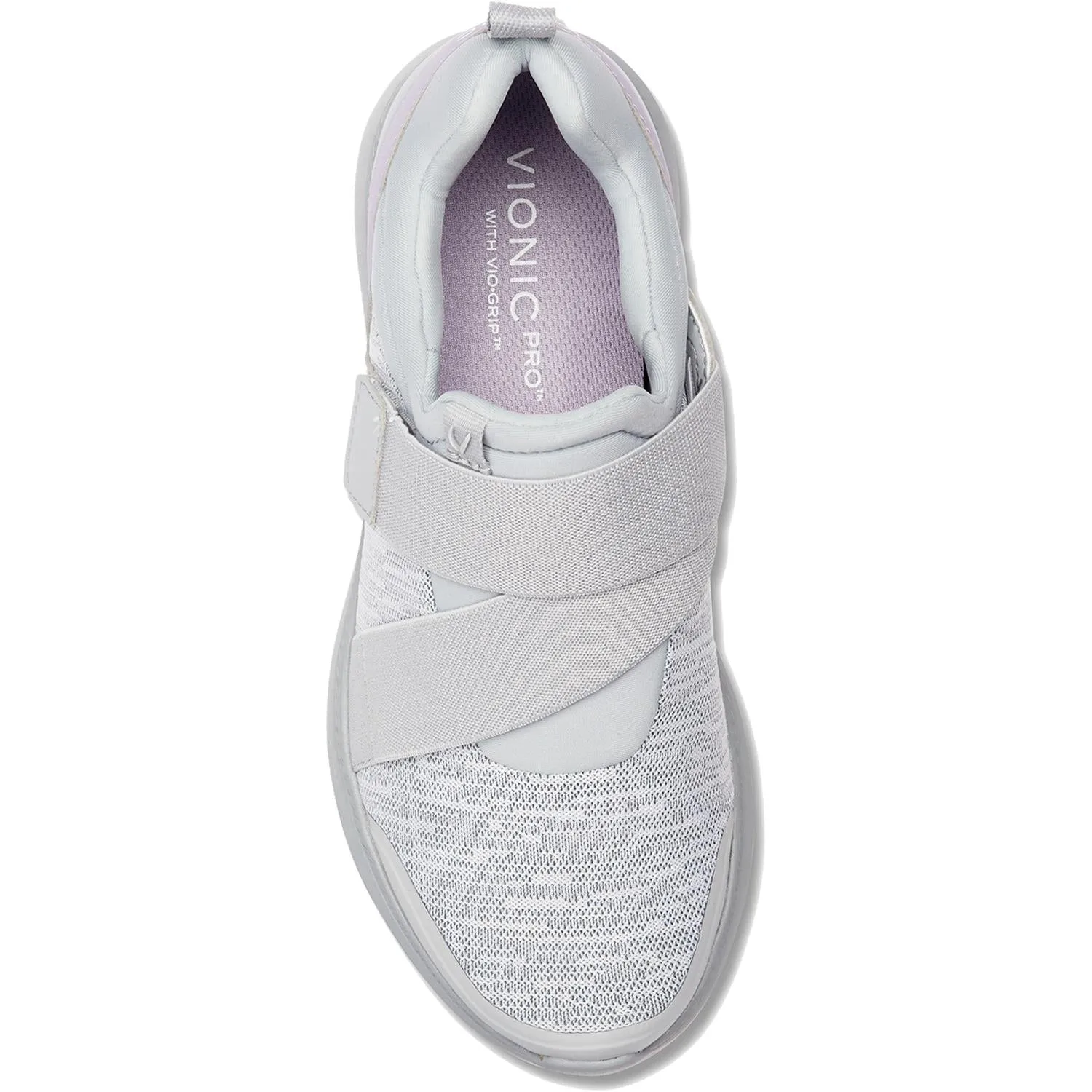 Women's Vionic Marlene Pro Slip Resistant Grey Mesh